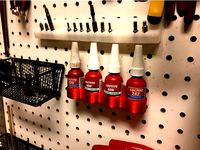 Loctite small bottle holder for pegboard by cmh