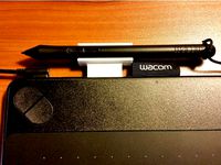 Wacom Intuos Art horizontal pen holder by Dinh_D
