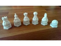 Pacman / Ghost chess set by aquilair