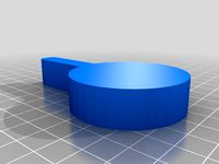 Hexagon door lock addon handle by noteasy2