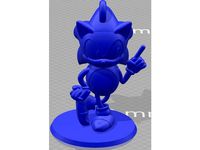 Sonic Ornament by BeybladePartMaker