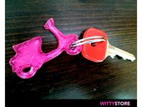 Super Scooter Keyring  by MrWittystore