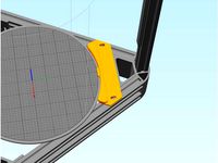 Anycubic tower bed clamp by Yakandu
