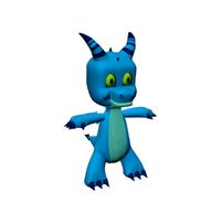 Blue Baby Dragon