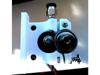 Compact Bowden Drive Extruder M6 Push Fitting by cherubim