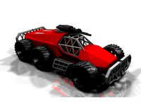 Armored vehicle, printable without supports by Izak02