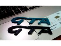 Alfa ROMEO GTA Badge by elec2rak