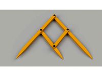 Fibonacci Golden Section Gauge Ruler Compass by Deemoss
