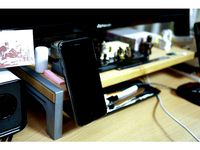 Magnetic iphone cradle for monitor stand - REMIX by SungiKim