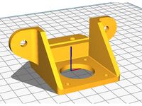 D-BOT Shortened Z Axis Motor Mounts by curlypaul