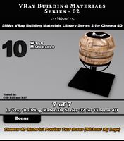 VRay Building Materials S02 - Wood for C4D