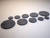 Z.O.D. Dungeon Nouveau Theme Bases (28mm/Heroic scale) by dutchmogul