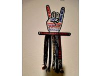 Heavy Metal Wristband Holder by 3Dchill