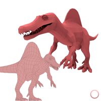 Spinosaurus Base Mesh