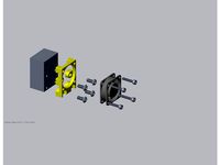 30mm Fan Adapter for Flying Bear Dual Nozzle Hot End by kmccon