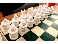 Low Poly Pokemon Chess Set by lzzhang10