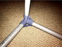 Corner or bracket for printer enclosures made with PVC tubes by NightOowl