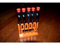 Metric Nutdriver Holder by slonomis