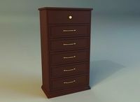 Old commode drawers dark