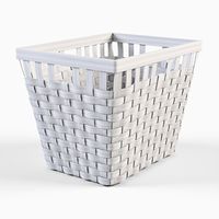 Wicker Basket Ikea Knarra 2 (White Color)