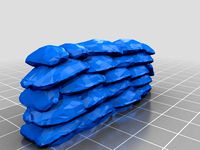 OpenDungeonTiles: Sand Bag Barracade by w3ace