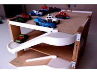 Toy cars garage by Dziks