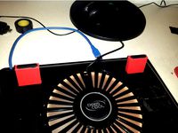 DeepCool N1 cooling pad replacement feet by denzelcris