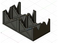 Drawers support - Support mural pour tiroirs - 4u - 2x2 by chewy21