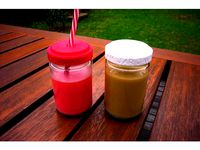 Jam Jar Coffee and Juice tops! by andrewar