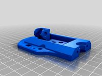 X carriage for E3D V6 with bltouch mount (drag chain mod) (Tevo Tarantula) by leo_carr