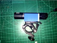 AstroLux Led Bike Light holder Nite Rider clamp by Leapnlarry