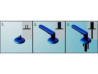 Door handle for 8mm shank (ABLOY and other nordic makes) by ekto