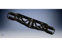 LRP S8 Rebel BX front lower suspension arms by NitzscheModellbau