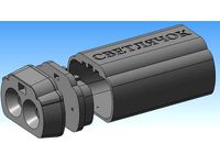 LED Flashligth 18650 Microusb Charged by 3DeePrint