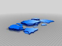 Naval Combat Game Terrain - Icebergs by gametree3d