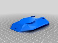 Head cover GPS box DJI like for Foldable drone frame Mavic Clone by Electronlibre