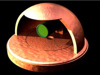 Domed deck light with shaded dome by rip1980