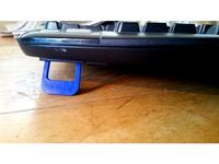 Keyboard leg for Logitech K350 Wireless Keyboard by thingiturtle
