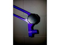 3D printed articulating LED lamp - 90 degree join by gaellafond