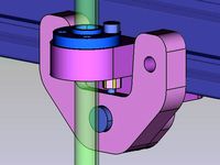 Lead_Screw_Bracket (Self-Adjusting) by printingSome
