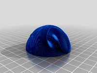 Striped 3D Dome Lithophane by Conceptualiz3D