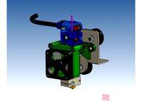 CR-10 mount for the Nimble Sidewinder V1.1 by ZestyTech