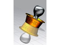 Imbuto e pomello per mettere il Caffè nella Moka - Funnel and knob to put Coffee in the Moka by Stebo