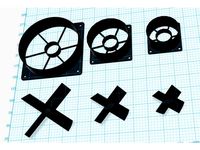 60mm 80mm and 120mm Fan Set by AmericanEngineering