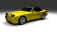Porsche 944 Cabriolet with interior