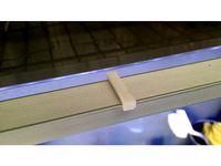 LED strip holder (23x10mm square bar) by ramonelalto