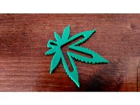 WEED WITH ARROW KEYCHAIN by Pizzu_NOART3D