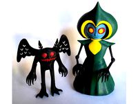 Flatwoods Monster & Mothman by spellbot