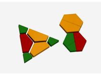 Triangle to Hexagon Dissections, Math by lgbu