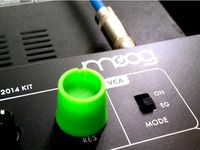 Moog Werkstatt toothpaste knob 6mm knurled shaft potentiometer by Kemmer